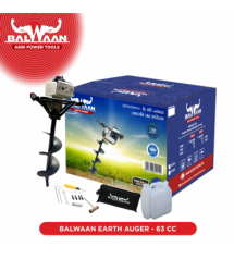 Balwaan Earth Auger 63 CC (BE-63 Plus) with 8" & 12" Bit